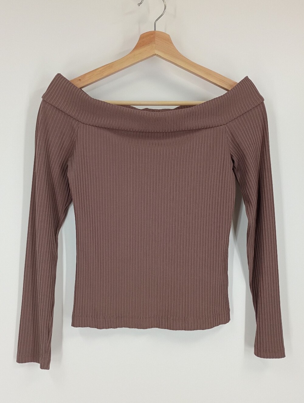 Wilfred Freeman Ribbed Off the Shoulder Top